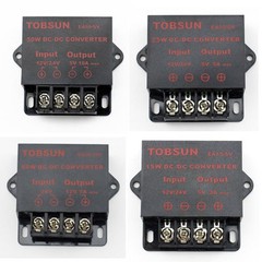 DC 12V 24V to DC 5V 3A/5A/10A/15A Power Converter Voltage Regulator Buck Reducer