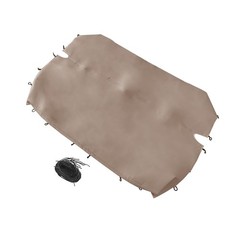 Bench Seat Cover Ford Chevy Dodge Full Size Trucks PU Leather Beige Deluxe