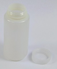 Nalgene 500mL 16oz Wide Mouth HDPE Sample Bottle Set of 10