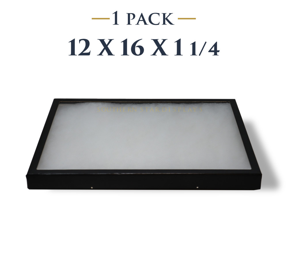 12 x 16 x 1 1/4 Riker Display Case Box for Collectibles Arrowheads Jewelry