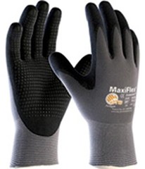 Endurance Seamless Knit Nylon Gloves Medium Gray/black 12 Pairs