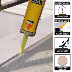 Waterproof Self-Leveling Sealant – Sandstone, 29 fl. oz x12