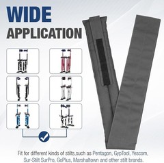 Stilt Straps Replacement, Drywall Stilt Straps Universal Fit, Padded Adjustab…