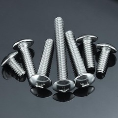 M4-0.7 x 12mm Stainless Truss Head Machine Screws 100 Pcs, 18-8 304 Stainless…