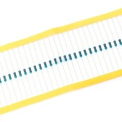 100pcs 2.2K Ω ohm Resistor 1/4W 0.25W 2k2 Metal Film Fixed Resistor 0.01 ±1% …