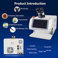 160 Joules 200W Jewelry Spot Welder Laser Welding Machine for Gold Silver Metal