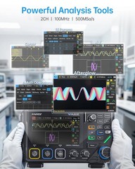 FNIRSI 2D15P 100MHz Digital Oscilloscope Multimeter DDS Signal Generator 3 in 1