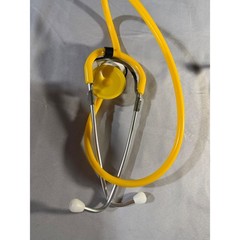 Lot of 2 Yellow Dual Head Stethoscopes Southwest Baptist University SBU Medical
