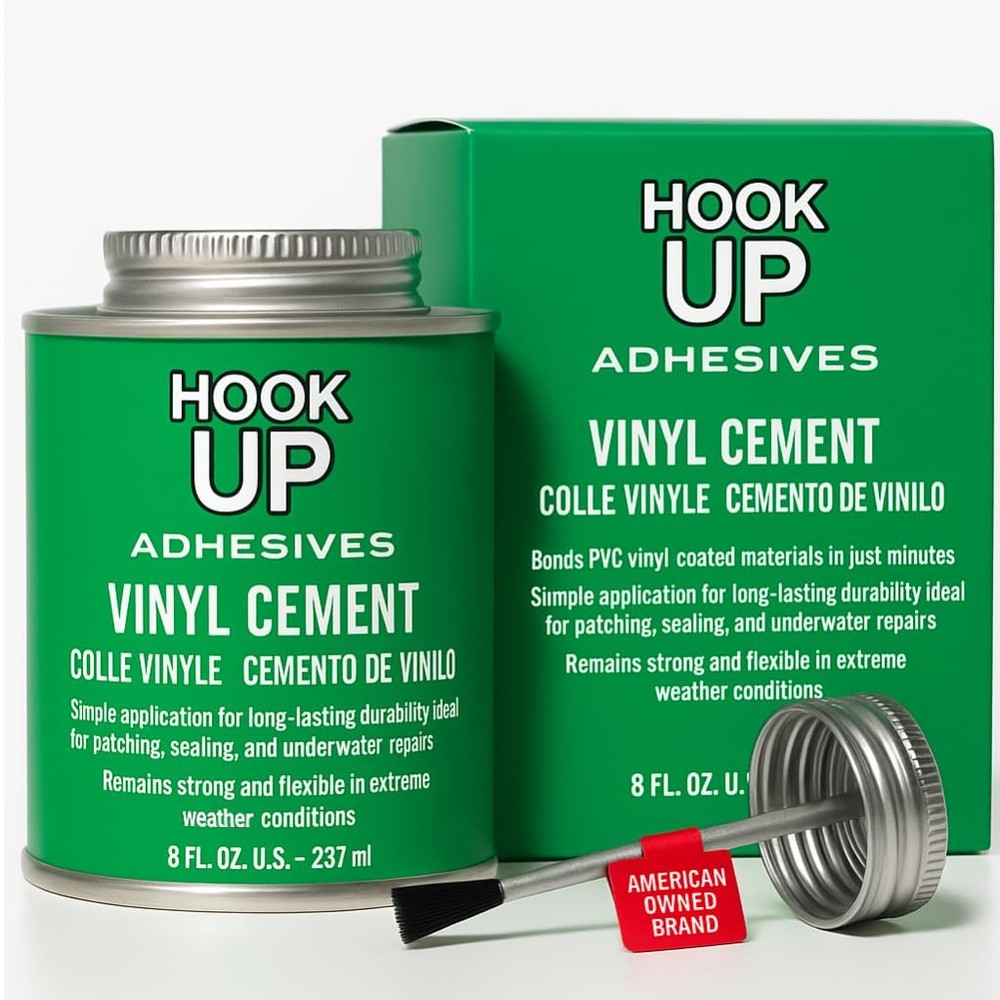 Vinyl Cement – Waterproof Pool Liner Repair Glue for Vinyl & PVC, FastDrying …