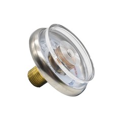 Interstate Pressure Gauge 160 PSI 1.25″ Diameter 1/8″ NPT Rear Mount – G2100-160