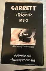 Garrett Ms3 Z-lynk Wireless Headphones for Garrett Metal Detectors 1627710