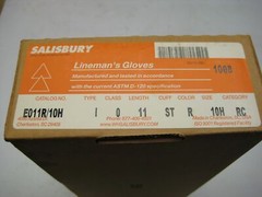 SALISBURY E011R/10H COLOR RED SIZE 10H LINEMAN GLOVES NSMP