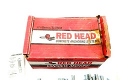 35 RED HEAD Concrete Anchors Trubolt WS-3836 Wedge 3/8″ x 3 3/4″ + Extras