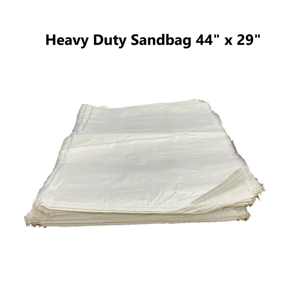 New Large Flood Sandbag Woven Grain Sack Heavy Duty Shipping Packing Bag 29″x44″