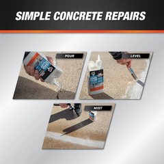 Concrete Crack Filler, Gray 16oz Dry 7079860500 DAP 7079860500 Resists Shrinkage