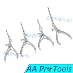 4 KILLIAN Septum Nasal Speculum 6″ Blades Size 2″, 2.5″, 3″ & 3.5″ Ent Tools