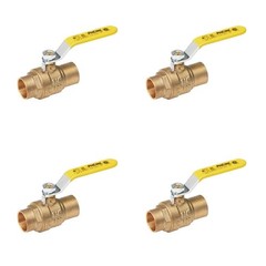 ProLine Series 3/4 in. Brass SWT Full Port Ball Valve (4-Pack)