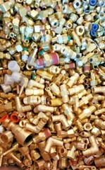 100 BRASS HYDRAULIC AIR , PNEUMATIC, Plumbing FITTINGS LOT OF 1/4 5/16 3/8 1/2