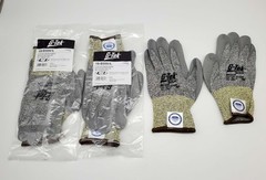 PIP Cut Resistant Work Gloves Size Large G-Tek 3GX Palm Coated 19-D320 3 Pairs