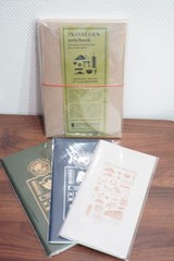 Traveler’s Factory KYOTO Edition Limited Leather Blue Cover＋3 Refills