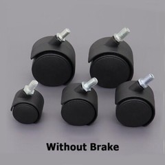 1″/1.25″/1.5″/2 Inch Swivel Caster Plastic 360 Degree Threaded Stem Caster Wheel