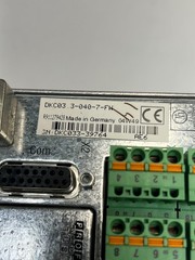 Rexroth DKCXX.3-040-7 ECO DRIVE 480V 16A 50-60Hz DKC03.3-040-7-FW