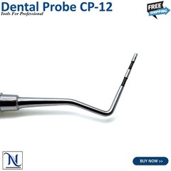 Perio CP-12 Probes 3-6-9-12m Single End Dental Diagnostic Examination Probe 7Pcs