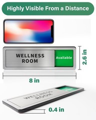 Office Door Signs Do Not Disturb, In Use/Available Slider Sign for Home Offic…