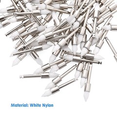 400 Disposable Dental Prophy Polishing Brush Latch Tapered Type White
