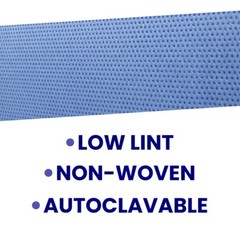 Disposable Surgical Veterinary Drape, SMS, 40″ X 100 Yards, Blue/Gray, Each