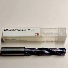 13.9mm 5XD INOX CARBIDE DRILL LONG w/ COOLANT HOLES #DH452139 77mmLOC 124mmOAL