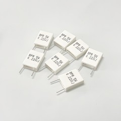 5Watt Non-Inductive Cement Resistor ±5% Values of 0.005~100Ohm Ceramic Resistor