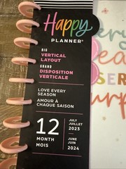 Happy Planner Big Teacher Layout 12 Months