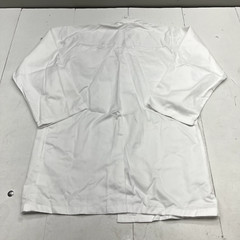 NY Three White Long Sleeve Chef Coat Unisex Adult Size X-Large NEW