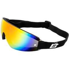 Birdz Eyewear Wing Skydiving Goggles Single Piece ReflecTech Red Mirror Lens