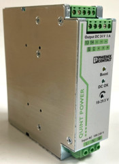 PHOENIX CONTACT POWER SUPPLY QUINT-PS/1AC/24DC/4 100-210V/1.5-06A INPUT 1 PHASE
