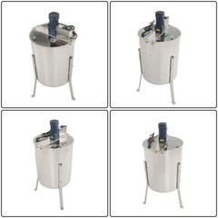 4/8 Frames Stainless Steel Electric Honey Extractor Beekeeping Equipment 140W