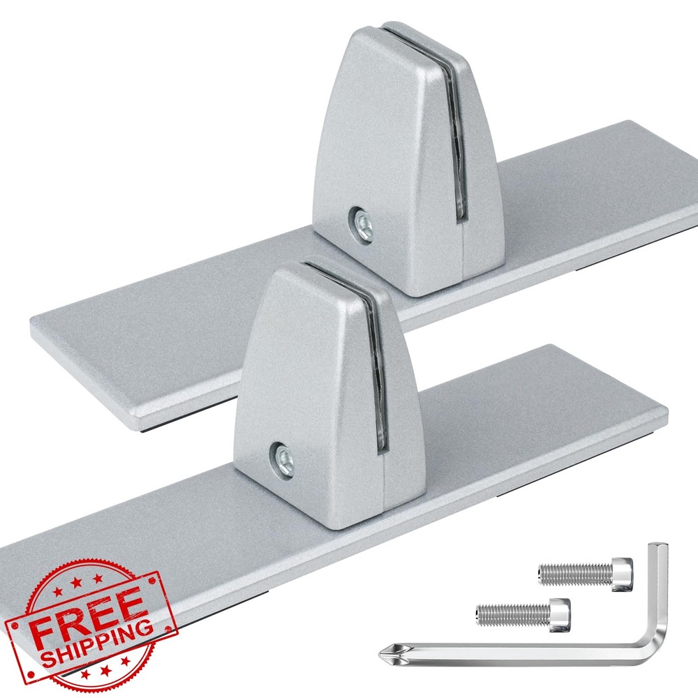 First-zgel 2 Pack Sneeze Guard Clamp Brackets