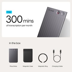 Plaud Note AI Voice Recorder, Voice Recorder w/Case, App Control, Transcribe …