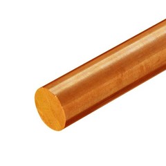 0.437 (7/16 inch) x 45 inches, C510-H04 Phosphor Bronze Round Rod