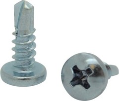 Pan Head Phillips #6-20 x 1/2 Self-Drilling Screws Tek Zinc (20,000)