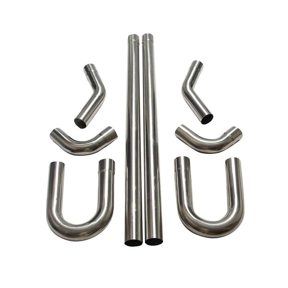 BLACKHORSE-RACING 3″ 76mm Stainless Steel T304 DIY Custom Mandrel Flex Pipe S…