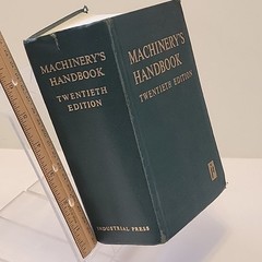 Vintage Machinery’s Handbook 20th Edition Third Printing 1976