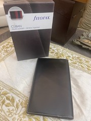 Filofax ‘Cuban’ Slimline personal organizer Black – 2012 NOS in box