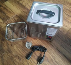2L Digital Ultrasonic Parts Cleaner with Timer 40Khz, 100W Heater, 304 Stainless