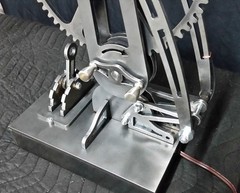 Steel industrial lamp pattern dxf CNC file on thumb drive