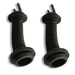 2 Pack 30*30mm Car Harness Wiring Door Tube Rubber Sleeve Dust-proof Tubes NEW
