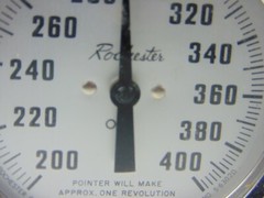 Vintage Rochester Thermometer 0-400 Degrees Fahrenheit 1748-90