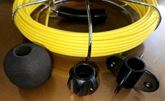 100 Ft (30M) New Sanyipace Fiberglass Cable Reel for 9300D Sewer Camera 7D1