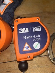 3M DBI-SALA Nano-Lok Edge, Twin-Leg, Self Retracting Lifeline 3500277 Good Cond.